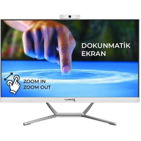 Resim Turbox TAX1777 i5-14400 8 GB 256 GB NVMe SSD 23.8" Free Dos AIO Masaüstü Bilgisayar 