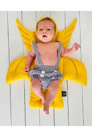 Resim Pamuk Atölyesi Antilop Melek Kanatlı Küçük Mama Sandalyesi Minderi - Sarı 