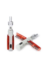 Resim Pazly 15'li 1 Arada Cırcırlı Tornavida Seti - Çok Fonksiyonlu Kombinasyon Başlıklı Pratik Vida Çözümü 