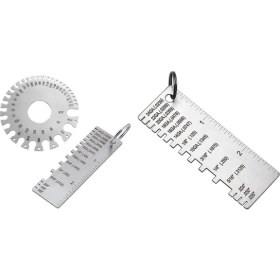 Resim Sourcingasia Adet Metal Sac Kalınlık Ölçer Kaynak Ölçer Muayene Araçları ve 1 Takım Kaynak Ölçer Kaynak Ölçer Muayene Aracı (Yurt Dışından) 