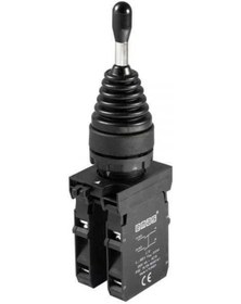 Resim Emas Cp101dj21 Cp Serisi Plastik 1no+1no Joystick Dönüşlü 2 Pozisyonlu 22 Mm Buton 