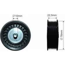 Resim a.b.a Alternatör Gergi Rulmanı Clıo Iı-Iıı-Kng-Mgn Iı-Scenıc Iı-Twng-Logan-Sandero 1.5 Dcı (K9K) 