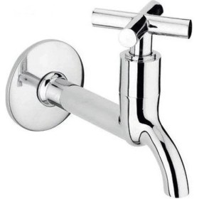 Resim Epilons 4lü Artı Aç Kapa 4 Kollu Krom Çevirveli Musluk Duvardan Tek Girişli 