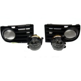 Resim WOLCAR Volkswagen Golf 5 Sis Farı Ve Sis Farı Çerçevesi Sağ + Sol Set 