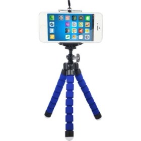 Resim Microcase Sünger Ayaklı Akrobatik Cep Telefonu Ahtapot Tripod 3 Ayak 