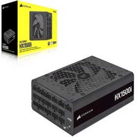 Resim Corsaır Hx1500i 1500w Atx 3.0 & Pcıe 5.0 80+ Platinum Ultra-low Noise Tam Modüler Cp-9020261-eu Güç Kaynağı 