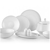 Resim Leggno Chester 6 Kişilik 24 Parça Silver Yemek Takımı CHE1001SET24S 
