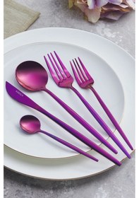 Resim Karaca Orion 30 Parça 6 Kişilik Çatal Kaşık Bıçak Takımı Purple 
