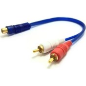 Resim Electroon 1rca Dişi - 2rca Erkek 30 cm Y Kablo 