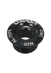 Resim Hombey M20 Aluminyum Krank Somunu - 6061 Allyuminyum, Dağ Bisikletleri İçin, Siyah Altın 