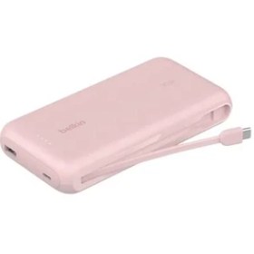 Resim Belkin BPB024 30W 20K Entegre Kablolu Powerbank - Pembe 