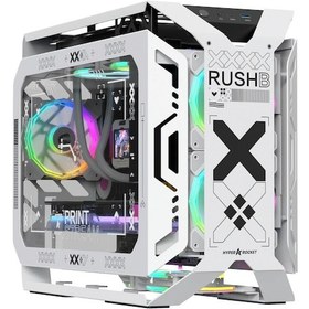 Resim Hyper Rocket X-ERA-X3C R5-7600 16 GB 1 TB NVMe SSD RTX5060 Free Dos Oem Paket Masaüstü Oyuncu Bilgisayarı 