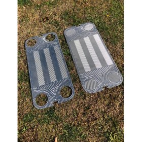 Resim Hasyılmaz Alfa Laval Eşanjör Plaka 110X50CM 2 Adet - Isı Değiştirici Paslanmaz Çelik Plaka 