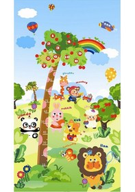 Resim Delt Katlanabilir Çocuk Bebek Oyun Matı Oyun Aktivite Halısı - 150x200x1 Cm Taşıma Çantalı 