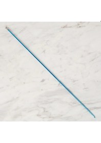 Resim Abarta 4,0mm Renkli Metal Gagalı Örgü Şiş Tunus Tığ 25cm-mavi 1 Adet 