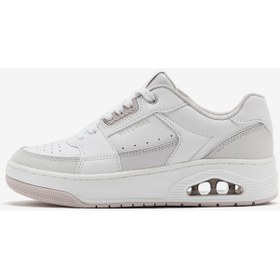 Resim Skechers Uno Court - Courted Style Kadın Beyaz Sneakers 177710 Wht Beyaz 