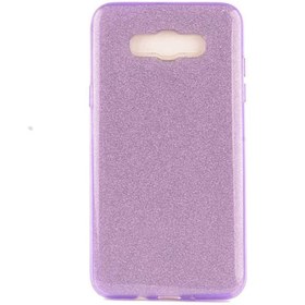 Resim Samsung Galaxy J7 Core Uyumlu Kılıf Zore Shining Silikon Mor 