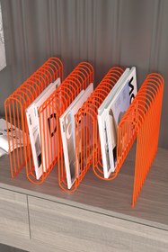 Resim boz concept home Koltuk Yanı Metal Dergilik Space Age Dekoratif Metal Gazetelik, Plaklık ve Ev Düzenleyici Kitap Rafı 