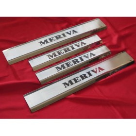 Resim Anadolukrom Opel Meriva Lazer Kumlama Krom Kapı Eşiği 4 Parça 2004-2010 