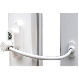 Resim 10 Adet Penkid Pvc Kapı Pencere Çocuk Güvenlik Kilidi Anahtarlı Beyaz 