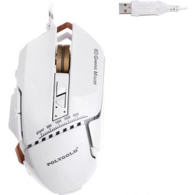 Resim Polygold Profesyonel Işıklı Oyuncu Mouse 