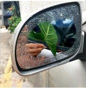 Resim Sones Araba Oval Pet Dikiz Aynası Koruyucu Buğu Önleyici Su Geçirmez Yağmur Kalkanı Filmi 10 x 15 CM 