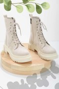 Resim Bambi Bej Süet Kadın Bot & Bootie K02578001002 