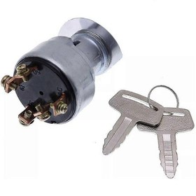 Resim Kubota B Serisi Traktörler B5100 B6100 B7100 Gümüş İçin Kontak Anahtarı 66706-55120 1e013-63590 