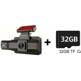 Resim Willowhaven 3 Inç 1080p Çift Lens Araç Kamerası Dvr 32gb Tf Kart İçin Araç Ve Kamyon 