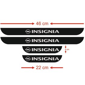 Resim Opel Insignia Kapı Eşiği 4 Lü Aksesuar 