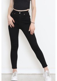 Resim Mokashopin - Dar Paça Kot Pantolon Siyah - 18223.1431. 001 