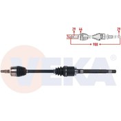 Resim Genel Markalar Komple Aks Sag Ön Abslı 46 Dıs Uzunluk 998mm Land Rover Dıscovery Iıı 2.7 V6 Tdı A-t 2004-2010 