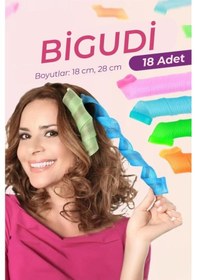 Resim Mujgan Kancalı Saç Şekillendirici 18'li Bigudi Seti 4 Adet 