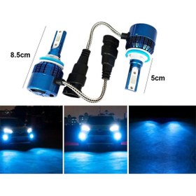 Resim autogp H11 led xenon far aydınlatma seti şimşek etkili deli mavi glv 30.000K 