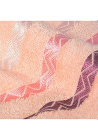 Resim Vos Versa Bursa Varak Serisi 50x90cm %100 Pamuk 4lü Yüz Havlusu Somon Vvhm0027-384 - Somon 