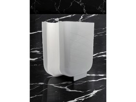 Resim Katlanabilir Banyo ve Mutfak Çöp Kovası, 6 Lt, Tezgah Üstü Akordiyon 