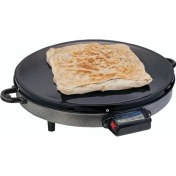 Resim Taner 50 cm Termostatlı Elektrikli Katmer ve Gözleme Tavası - Emaye Gövde, Bakalit Tutamak, Ayarlanabilir Sıcaklık, Enerji Tasarrufu 