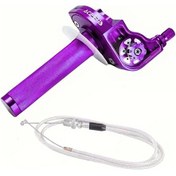 Resim Hightower 22mm Cnc Alüminyum Motor Gaz Kumandalı - Mor, Klx Cr Crf Exc Xr Ttr Cb Ssr Atv Dirt Pit Bisikletler İçin 