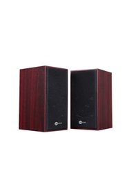 Resim Lecoo DS105 Kablolu USB + 3.5mm Jack Girişli 6W Stereo Masaüstü Ahşap Hoparlör 