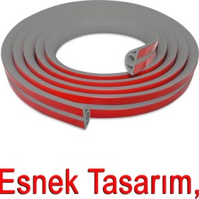 Resim Esnek Kablo Kanalı Gri / GT-KK04 