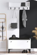 Resim Decormet Scoty Ayakkabılık Beyaz 