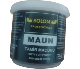 Resim Solon Çok Amaçlı Ahşap Parke Masa Sehpa Çizik Çok Amaçlı Tamir Dolgu Macunu Maun 240 Gr 