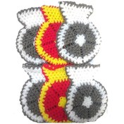 Resim El İşi Örme 6lı Banyo Lifi İki Renkli 