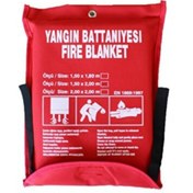 Resim Genel Markalar Yangın Söndürme Battaniyesi 150x200mm 