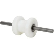 Resim Sedef Plastik Kapı Makarası 40x40 PM040 