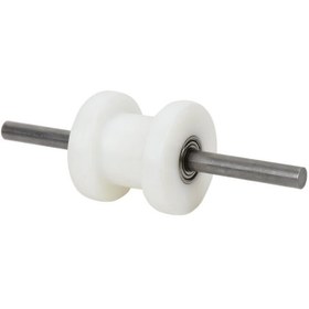 Resim Sedef Plastik Kapı Makarası 40x40 PM040 