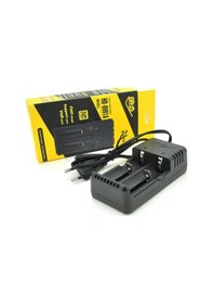 Resim Hd-8991a 3.7v Li-ion 2 Li Pil Şarj Cihazı Fişli 18650-26650-10440-14500-16340-16650-18350-18500 
