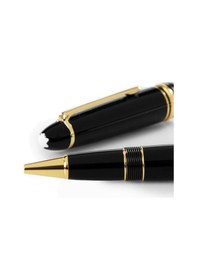 Resim Montblanc Meisterstück Legrand Rollerball Kalem, Gold Trim, Black 