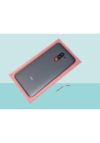 Resim Tkgz - Xiaomi Poco F1 Full Kasa Arka Kapak Batarya Kapağı - Füme Çok Renkli 