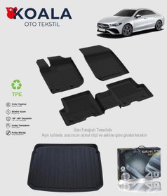 Resim Mercedes Cla Tamir Kitli,küçük Kulaklı 2019 Ve Sonrası Uyumlu Paspas Bagaj Havuz Seti 